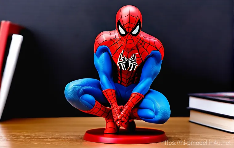 스파이더맨 조립 프라모델 - **Prompt:** A close-up, highly detailed shot of a person's hands carefully assembling a Spider-Man p... 스파이더맨 조립 프라모델 - **Prompt:** A close-up, highly detailed shot of a person's hands carefully assembling a Spider-Man p...