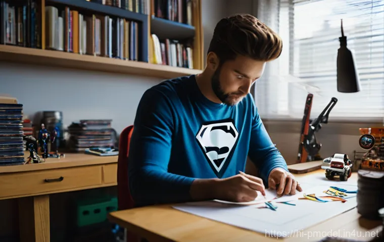 스파이더맨 조립 프라모델 - **Prompt:** A vibrant, well-lit image of a fully assembled and beautifully painted classic red and b... 스파이더맨 조립 프라모델 - **Prompt:** A vibrant, well-lit image of a fully assembled and beautifully painted classic red and b...