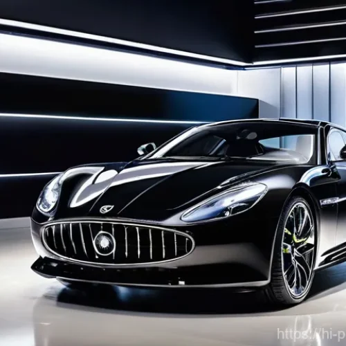 Home 28 유광과 무광 도색 차이 - **Prompt:** A luxurious, brand new sports car gleaming under soft, bright showroom lights. The car's...