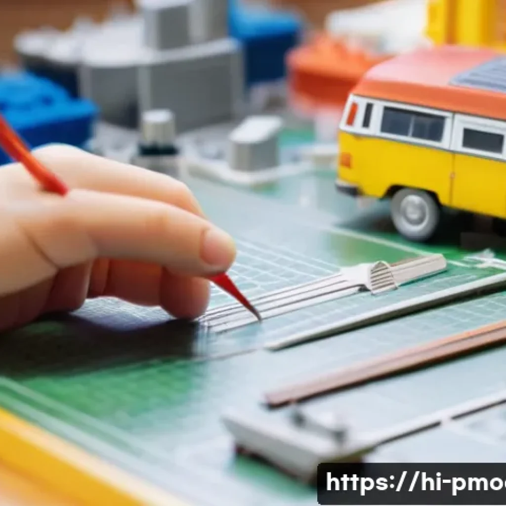 원피스 조립식 프라모델 - **Prompt 1: "A close-up shot of a person's hands meticulously assembling a Bandai Spirits 'Thousand ...